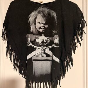 Black Fringe Chucky/Child’s Play graphic T-shirt